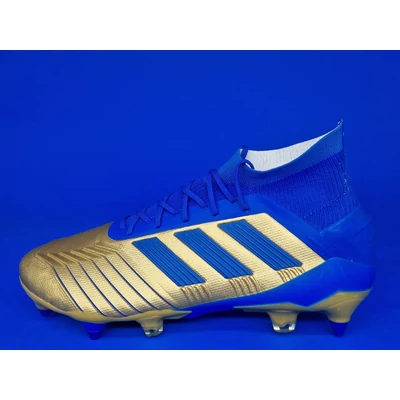 ADIDAS PREDATOR 19.1 SG arany kék focicipő F99987 oldalnézet