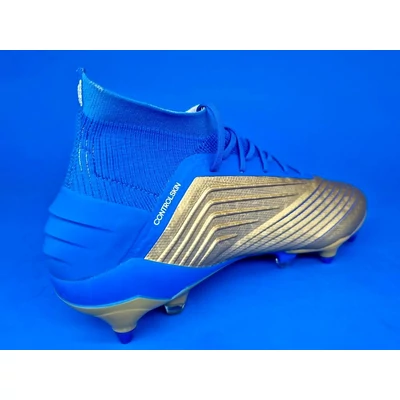ADIDAS PREDATOR 19.1 SG arany kék focicipő F99987 oldalnézet 2