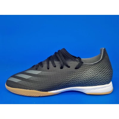 Adidas X Ghosted.3 IN teremfocicipő fekete-szürke FW3544 oldalnézet