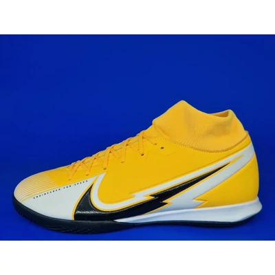 NIKE MERCURIAL SUPERFLY 7 ACADEMY IC citromsárga teremcipő AT7975-801 oldalnézet 1