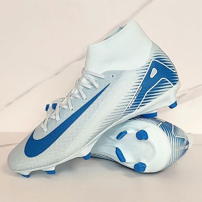 NIKE ZOOM MERCURIAL SUPERFLY 10 ACADEMY DF FG fehér stoplis focicipő